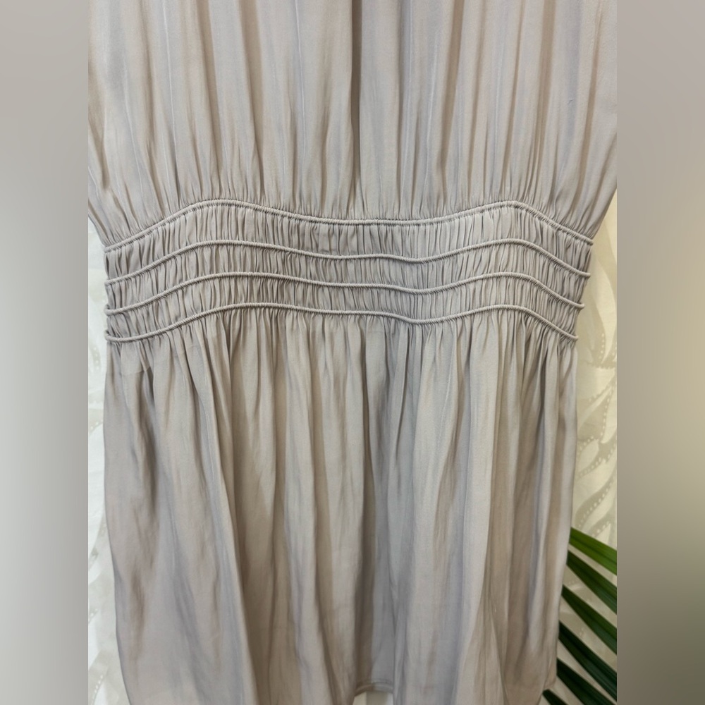 Ramy Brook NY Peplum Tank- Beige M - Picture 5 of 9